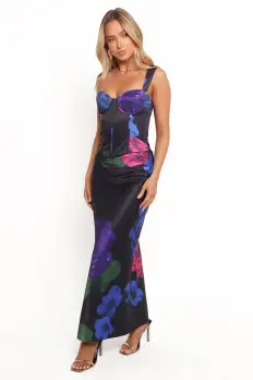 Rosalia Maxi Skirt - Pink Multi(XS)