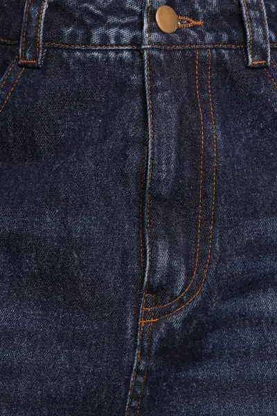 Starcie Denim Midi Skirt - Medium Denim(XS)