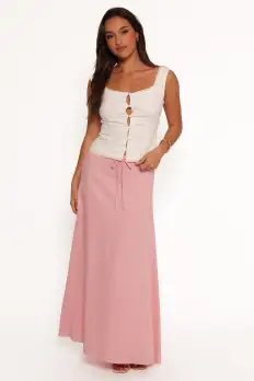 Stevie Maxi Skirt - Pink(XS)