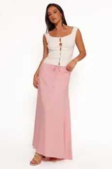 Stevie Maxi Skirt - Pink(XS)