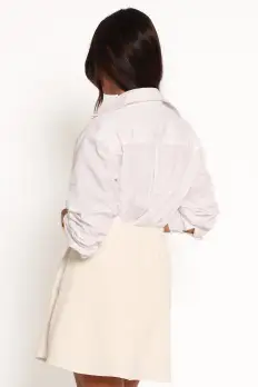 Tammy Cord Skirt - Cream(XS)