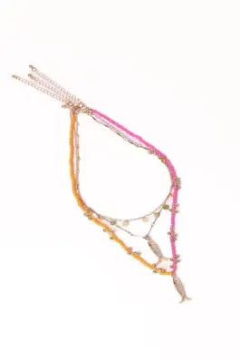 Tatiana Necklace - Gold/Multi - One Size