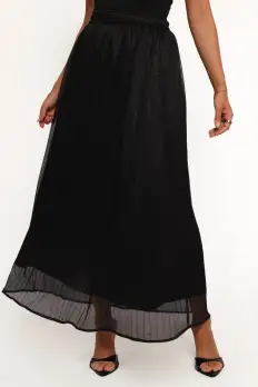 Tricia Maxi Skirt - Black(S)