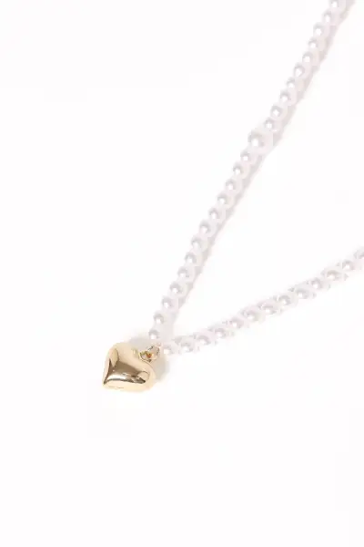 Dahlia Necklace - Pearl - One Size