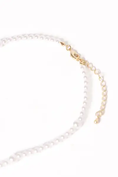Dahlia Necklace - Pearl - One Size