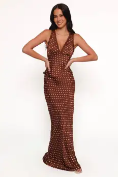 Velman Skirt - Brown Polka Dot(XS)