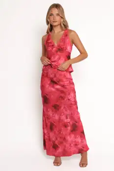 Velman Skirt - Red Print(XS)