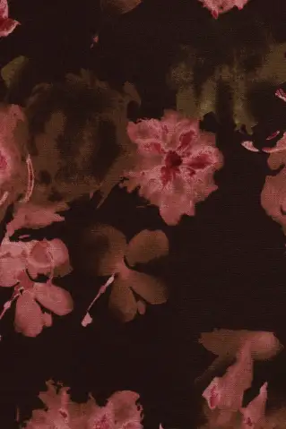 Vivie Midi Skirt - Chocolate Floral(S)
