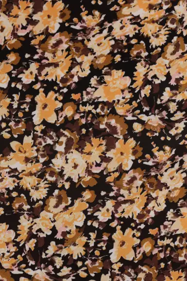 Willow Midi Skirt - Black Ditsy Floral(XS)