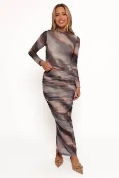 Zallocco Maxi Skirt - Ombre Stripe(XS)
