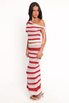 Zyon Midi Skirt - Red Multi(XS)