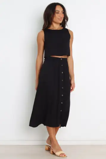 Ava Skirt - Black(2)