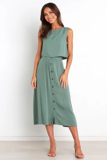 Ava Skirt - Green(2)