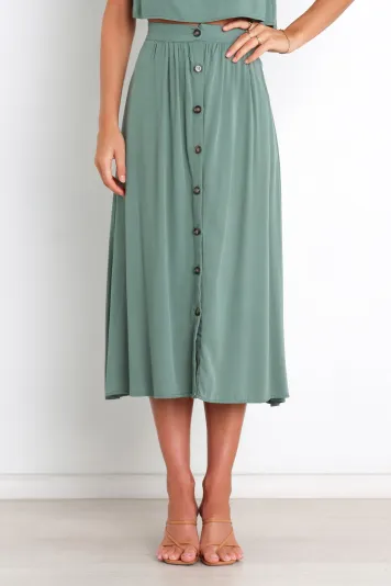 Ava Skirt - Green(2)