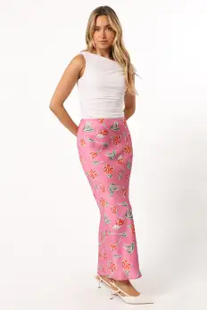Azara Midi Skirt - Pink(XS)