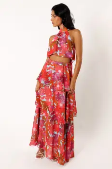 Blaise Frill Skirt - Pink Azalea(XS)