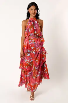 Blaise Frill Skirt - Pink Azalea(XS)