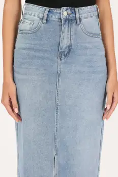 Dana Denim Midi Skirt - Blue Wash(2)