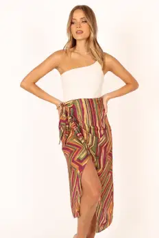Kiela Midi Skirt - Vintage Royale(S)