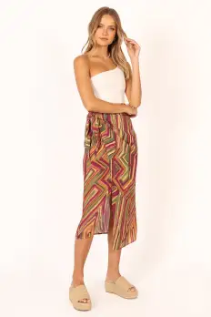 Kiela Midi Skirt - Vintage Royale(S)