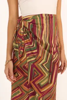 Kiela Midi Skirt - Vintage Royale(S)