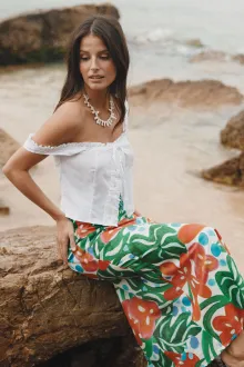 Lenny Midi Skirt - Kauai(XS)