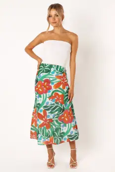 Lenny Midi Skirt - Kauai(XS)