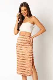 Marley Midi Skirt - Mocha(S)