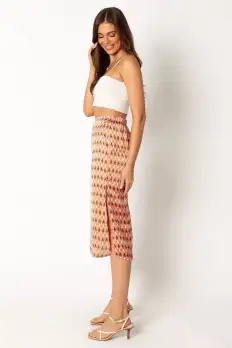 Marley Midi Skirt - Mocha(S)