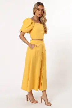 Mave Midi Skirt - Sunflower(XS)