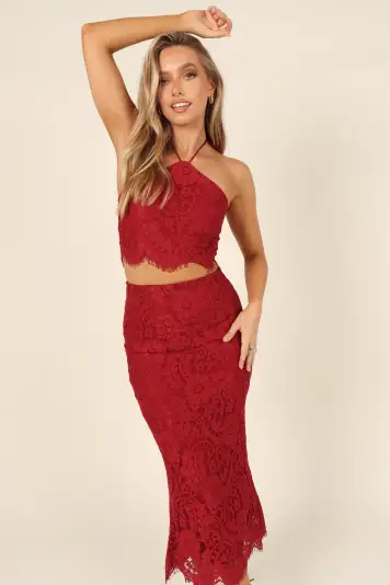 Maybelle Skirt - Wine(2)