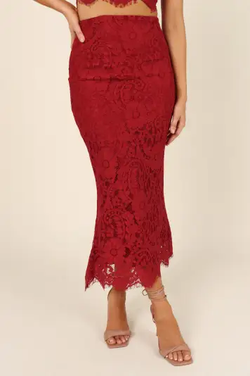 Maybelle Skirt - Wine(2)