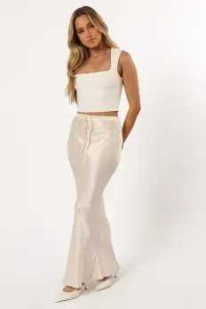 Negin Midi Skirt - Cream(XS)