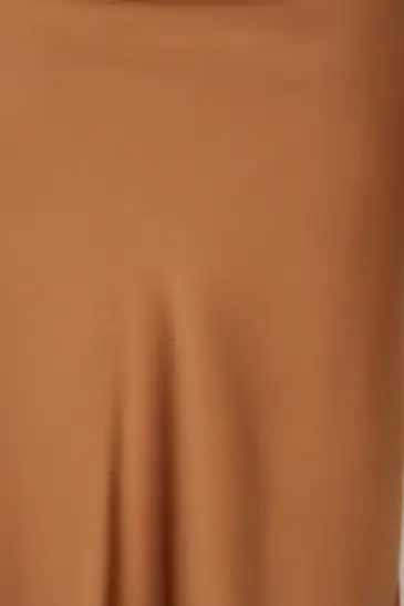 Nellie Satin Midi Skirt - Bronze(XS)