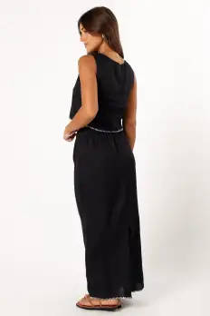 Odette Midi Skirt - Black(XS)