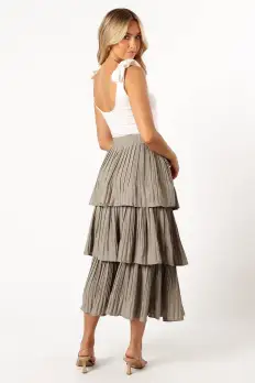 Rylan Maxi Skirt - Dusty Sage(S)