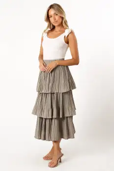 Rylan Maxi Skirt - Dusty Sage(S)