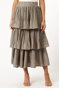 Rylan Maxi Skirt - Dusty Sage(S)