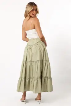 Somerset Midi Skirt - Pistachio(S)