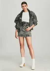 Shalina Skirt(Slate Grey,XXS)