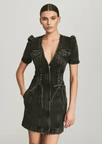 Stasha Dress(Obsidian Black,XXS)