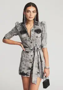 Lema Dress(Acid Grey,XXS)