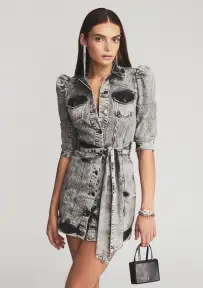 Lema Dress(Acid Grey,XXS)