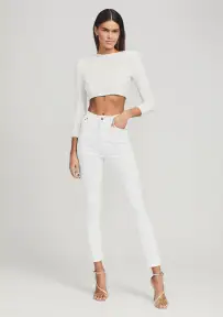 Maya Skinny Jean(White,23)
