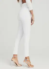 Maya Skinny Jean(White,23)