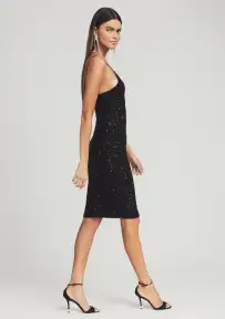 Billie Sequin Dress(Black,XXS)
