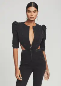 Kiara Jumpsuit(Jet Black,XXS)