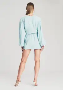 Gabrielle Sequin Robe(Icy Blue,XXS)