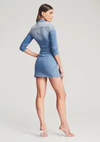 Willa Dress(Light Blue Stone,XS)