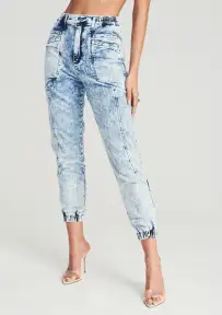 Myla Pant(Light Blue Acid,23)